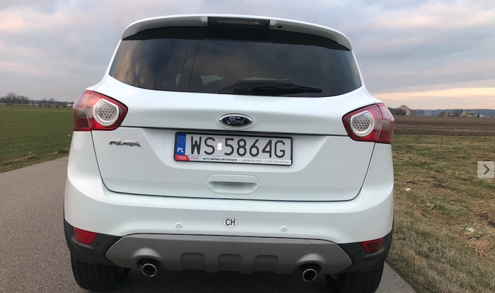 Ford Kuga cena 43900 przebieg: 123000, rok produkcji 2012 z Siedlce małe 46